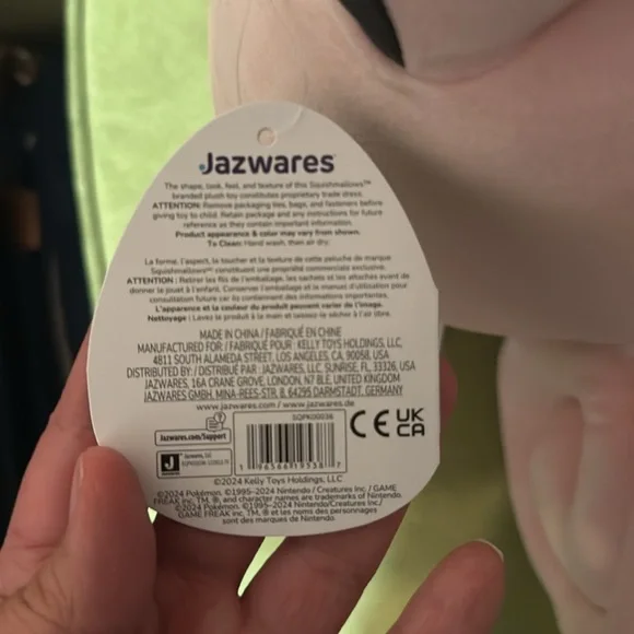 Squishmallows Pokemon Clefairy - Picture 6 of 6